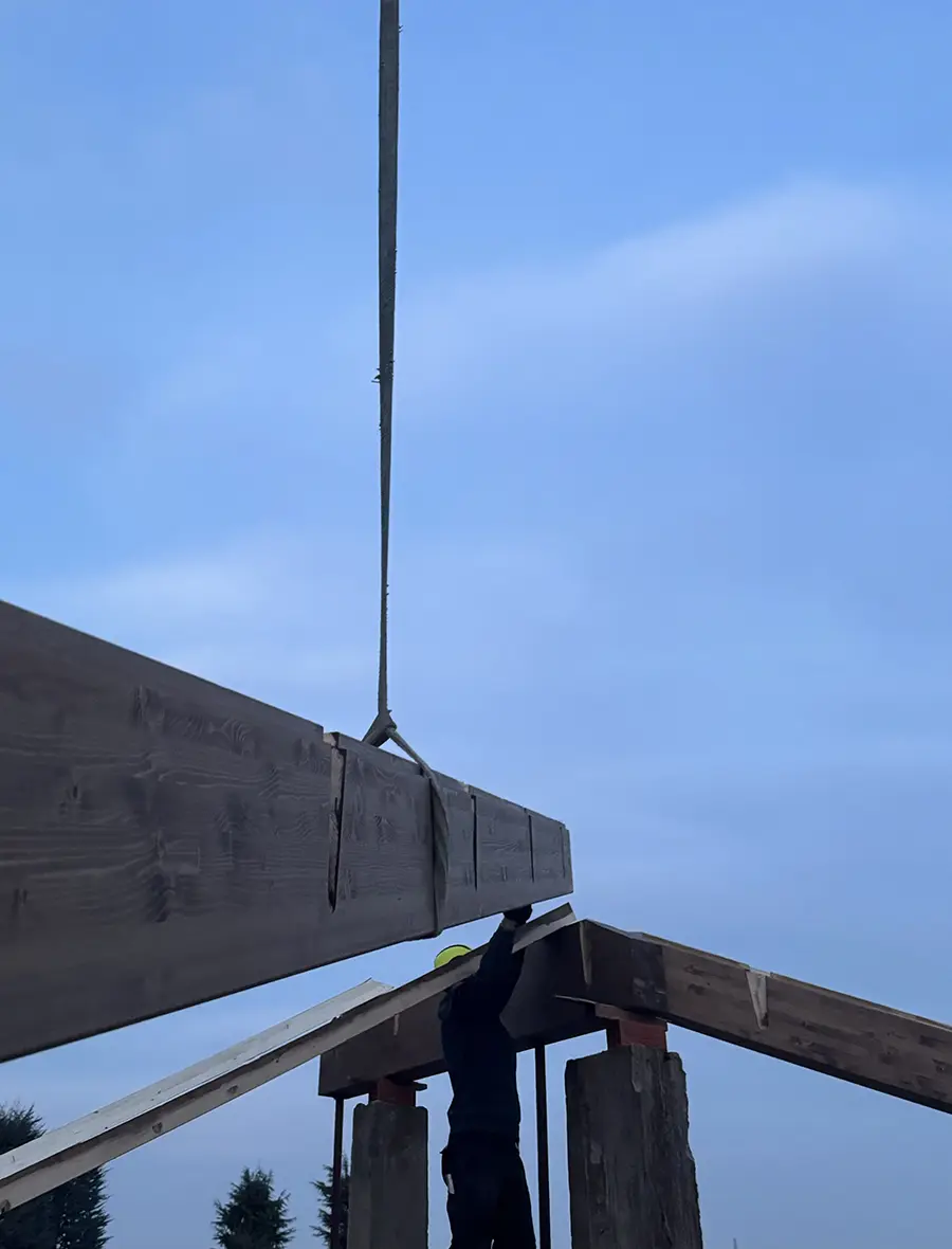 posizionamento travi