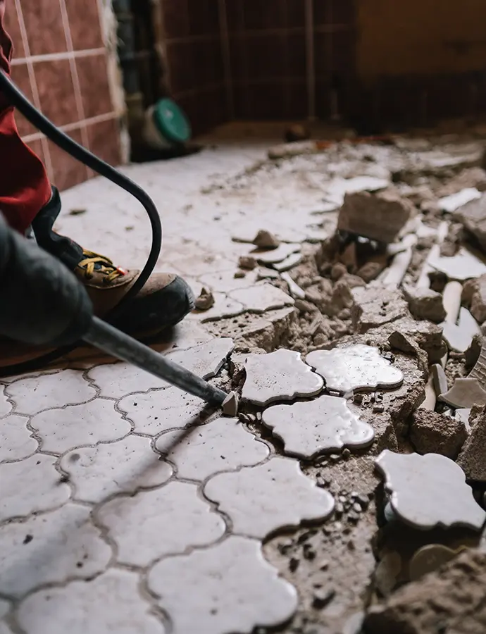 decostruzione demolizione